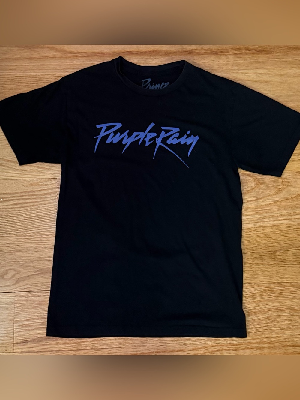 Prince Purple Rain T-Shirt Size SM Black Graphic Band Tee